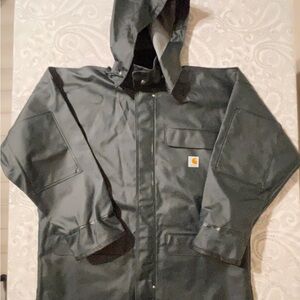 Carhartt Green rain jacket